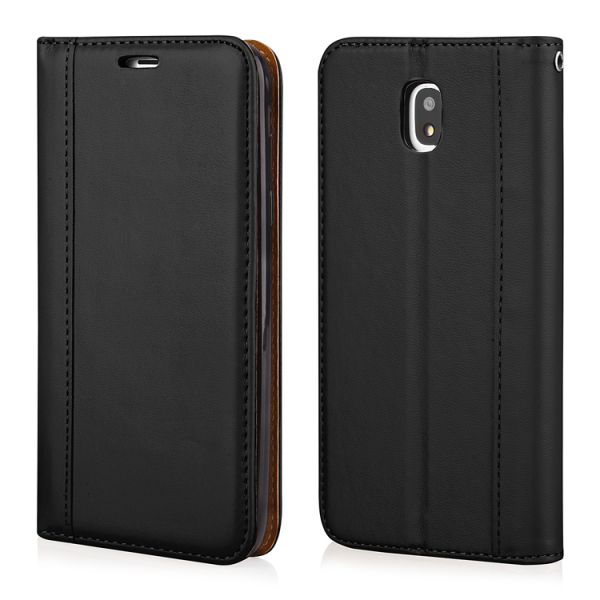 Flip Case "Elegance" für Samsung Galaxy J3 (2017) schwarz